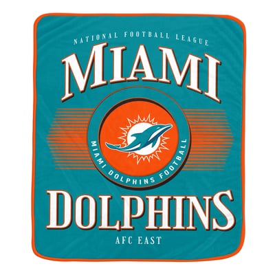 Miami Dolphins Pegasus Spotlight Arch 60" x 70" Ultra Soft Throw Blanket