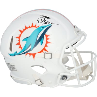 Quinn Ewers Miami Dolphins Autographed Fanatics Authentic Riddell Speed Authentic Helmet 