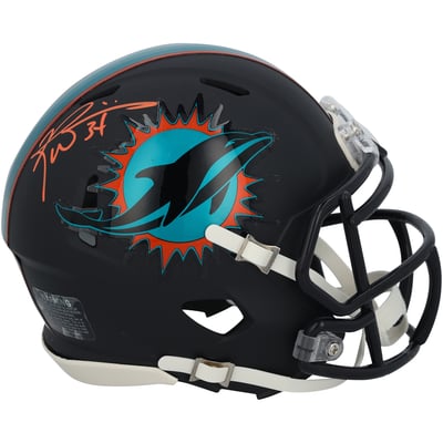 Ricky Williams Miami Dolphins Autographed Fanatics Authentic Riddell Rivalry Speed Mini Helmet