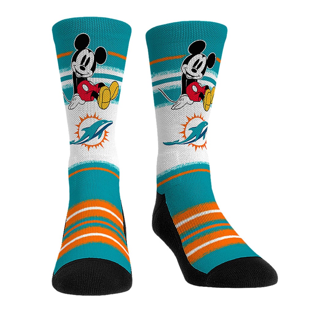 Miami Dolphins Rock Em Socks Unisex Disney Three-Pack Crew Socks Set