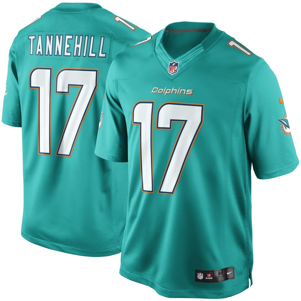 Miami Dolphins Team-Issued Aqua & Orange Football Jersey Numbers 0-9 - 4 1/4 Inch Size