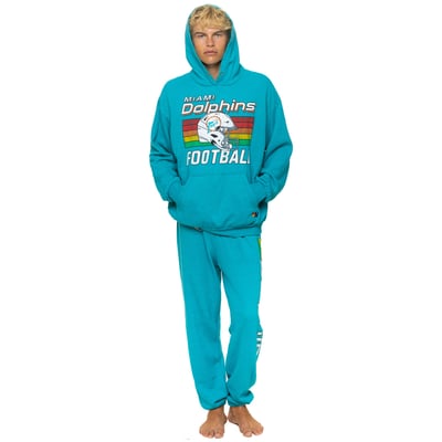 Miami Dolphins Aviator Nation Unisex Tri-Blend Sweatpants - Aqua