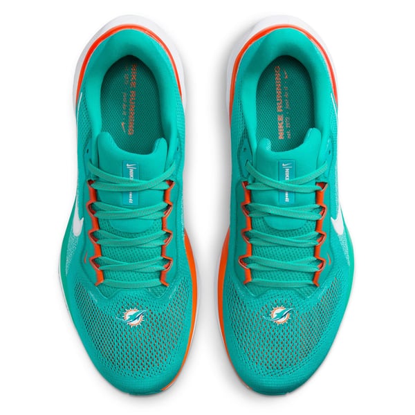 Size 9.5 Nike Air Zoom Pegasus 41 NFL Miami Dolphins Running Shoes FZ5082-300 Unisex Nike Aqua Miami Dolphins Zoom Pegasus 41 Running Shoes main image 2