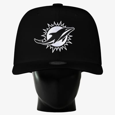 Miami Dolphins Noggin Boss Unisex Big Hat - Black