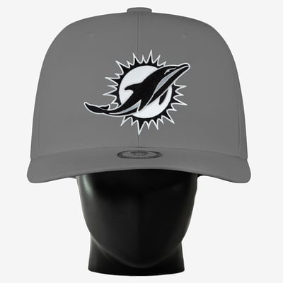 Miami Dolphins Noggin Boss Unisex Big Hat - Gray
