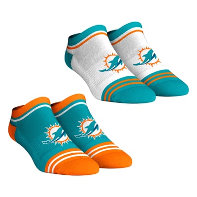 Miami Dolphins Rock Em Unisex Team Color Low-Cut Ankle Socks
