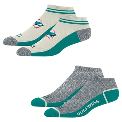  Miami Dolphins Starter Unisex Two-Pack Double Play Ankle Socks