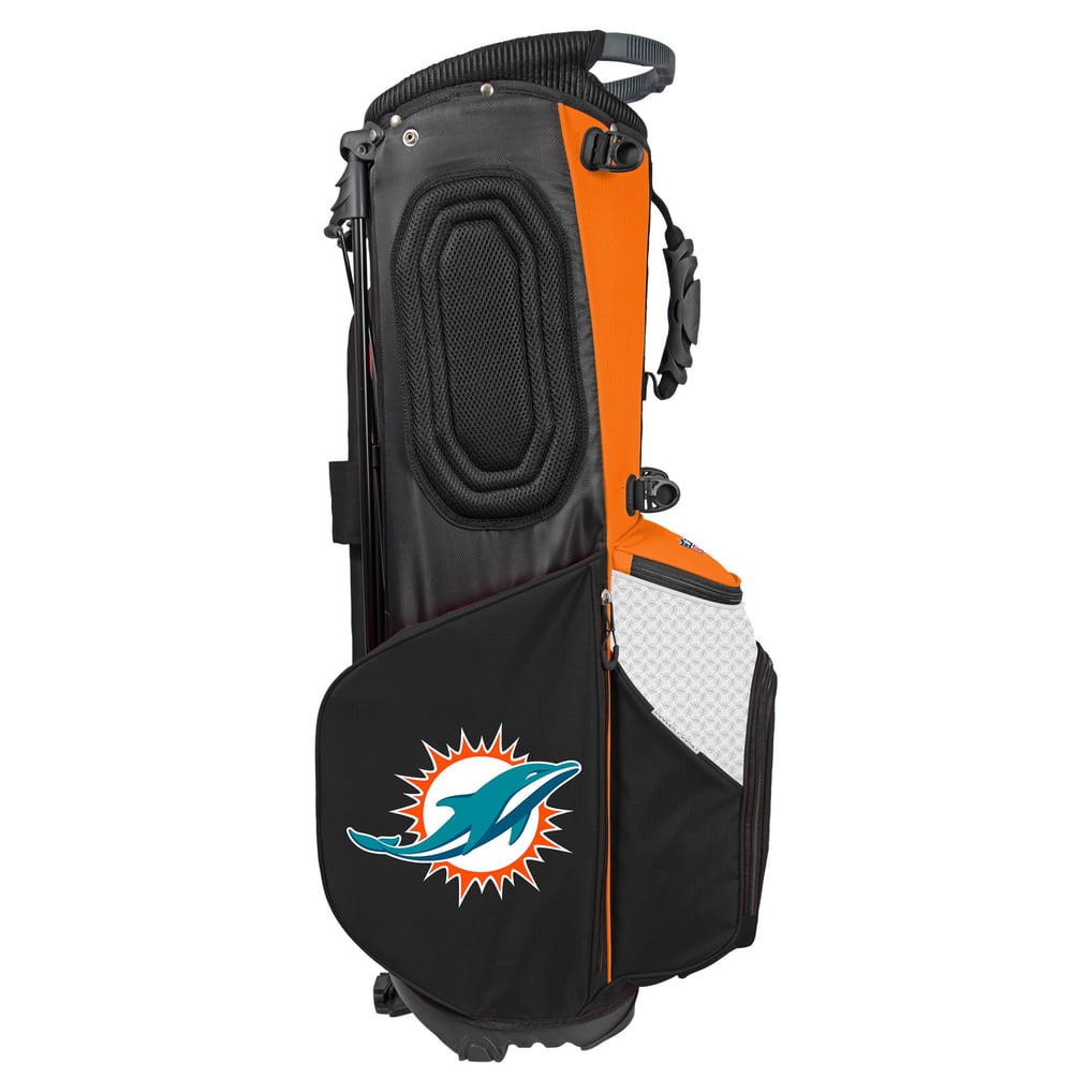 Miami Dolphins WinCraft Back Nine Stand Golf Bag