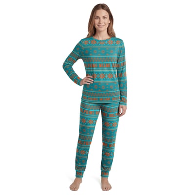 Miami Dolphins Concepts Sport Women's Jubilee Sleep Set - Aqua