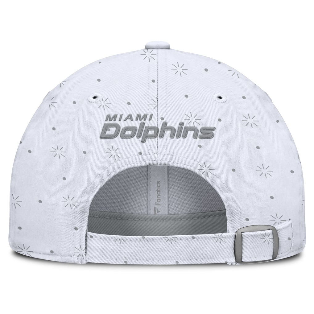 Miami Dolphins Fanatics Women's Neutral Zone Adjustable Hat - White