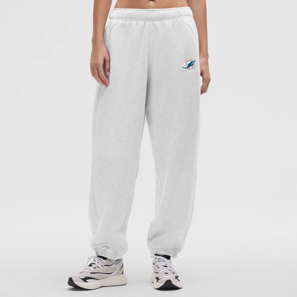 Miami Dolphins lululemon Women's Scuba Mid-Rise Oversized Jogger - Heathered Core Ultra Light Grey