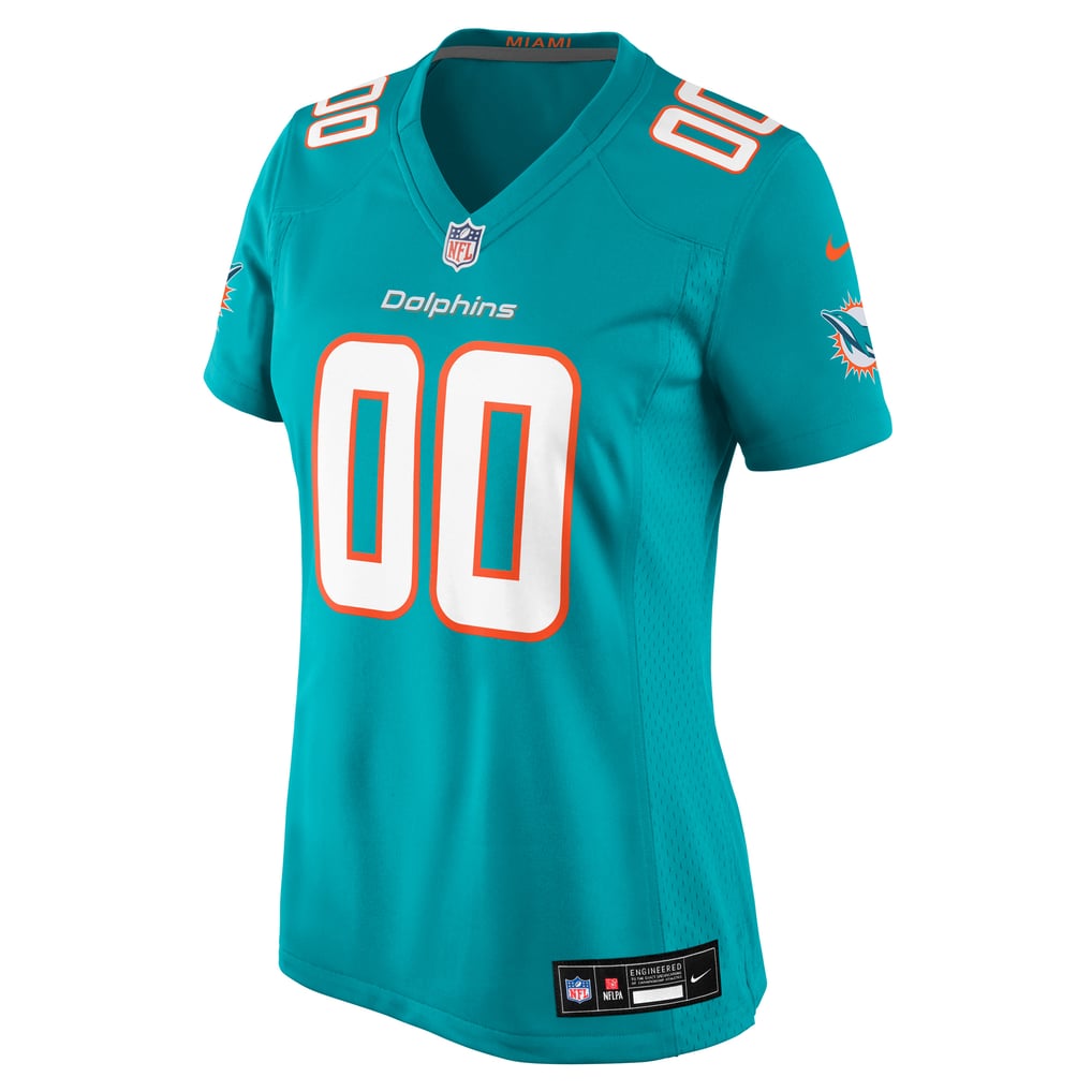 Miami Dolphins Nike Women's Custom Game Jersey - Aqua