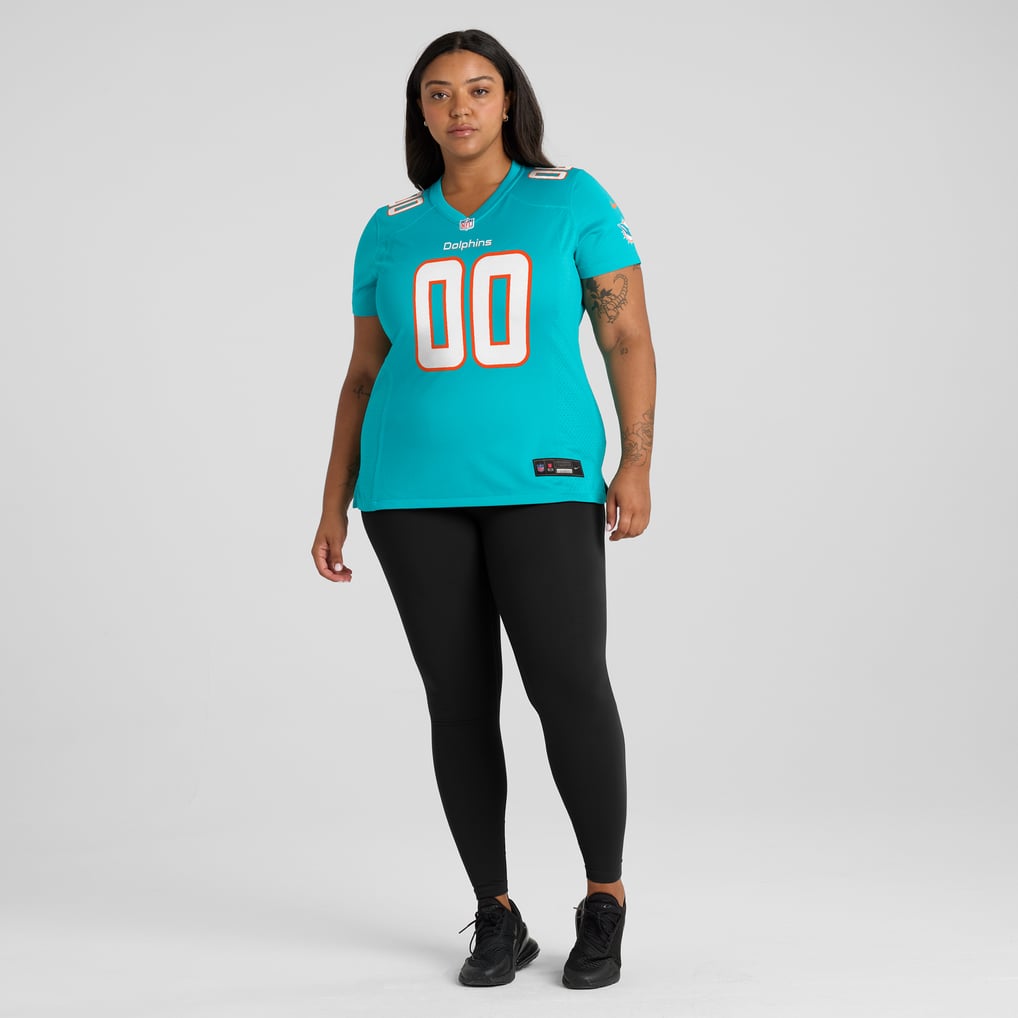 Miami Dolphins Nike Women's Custom Game Jersey - Aqua