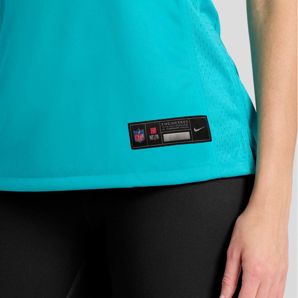 Miami Dolphins Nike Women's Custom Game Jersey - Aqua