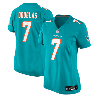 Caleb Douglas Miami Dolphins Nike Women's Game Jersey - Aqua