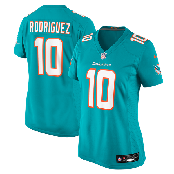 Jersey Jacob Rodriguez Dama #10 Miami Dolphins Jersey Jacob Rodriguez Dama #10 Miami Dolphins