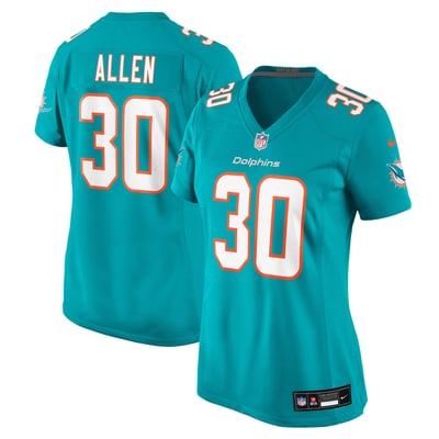 Kaytron Allen Miami Dolphins Nike Women's Team Game Jersey - Aqua