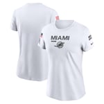 Miami Dolphins G-III 4Her by Carl Banks Women's Super-Slim Lightweight Winning Crew T-Shirt - Aqua
