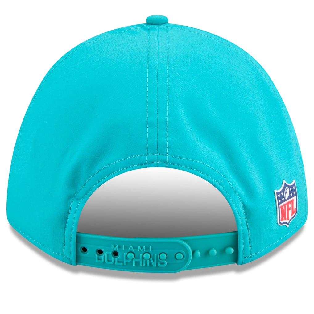 Miami Dolphins New Era Youth 2025 Sideline  9FORTY Adjustable Hat - Aqua