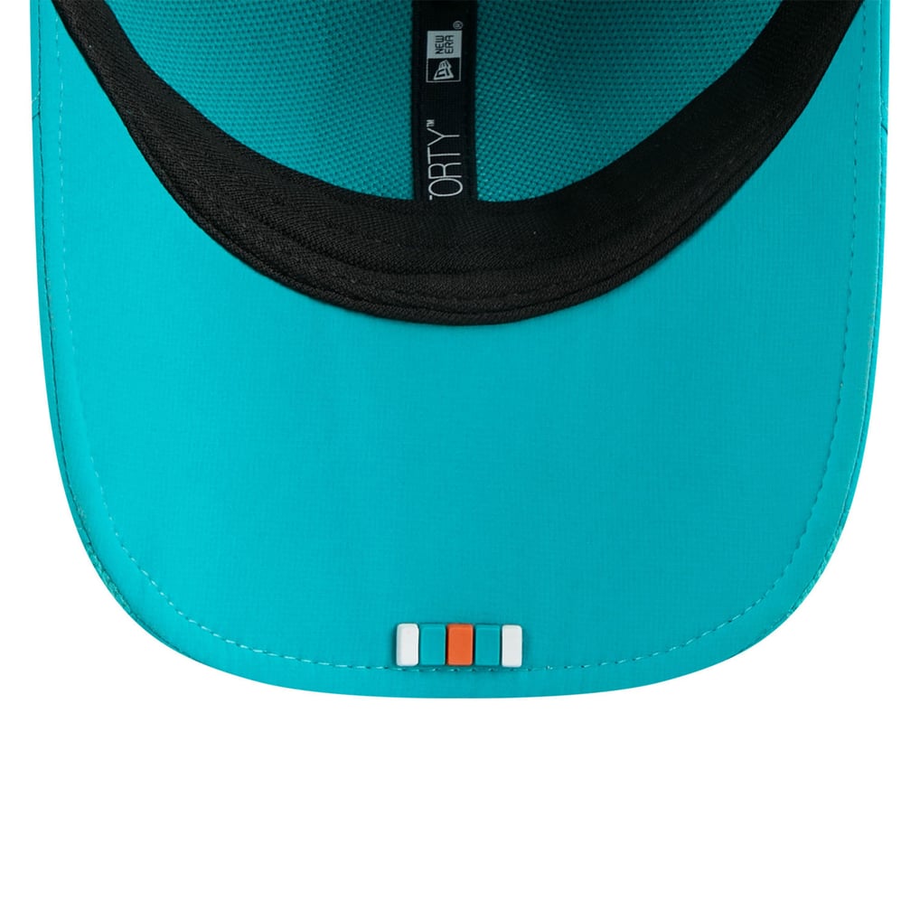 Miami Dolphins New Era Youth 2025 Sideline  9FORTY Adjustable Hat - Aqua