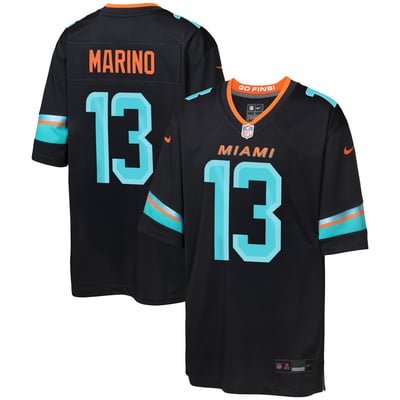 Dan Marino Miami Dolphins Nike Youth Rivalries Collection Game Jersey - Pitch Blue