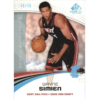 2005-06 SP Game Used 50 #141 Wayne Simien