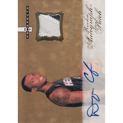 2007-08 Fleer Hot Prospects #97 Daequan Cook JSY AU RC
