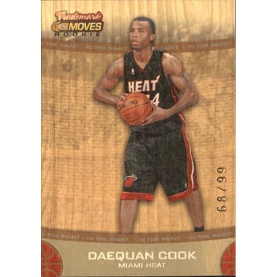 2007-08 Topps Trademark Moves Orange #78 Daequan Cook