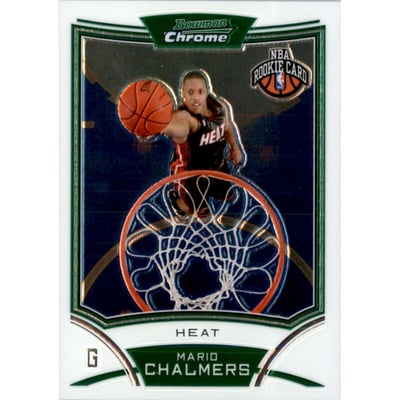 2008-09 Bowman Chrome Refractors #138 Mario Chalmers