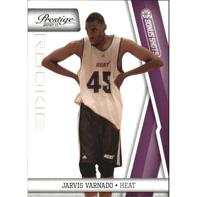 2010-11 Prestige Bonus Shots Purple #191 Jarvis Varnado