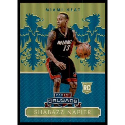 2014-15 Panini Excalibur Crusade Teal #175 Shabazz Napier