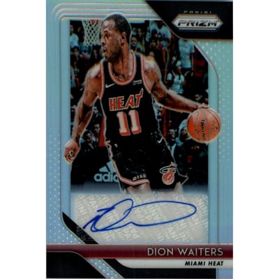 2018-19 Panini Prizm Signatures Prizms Silver #42 Dion Waiters