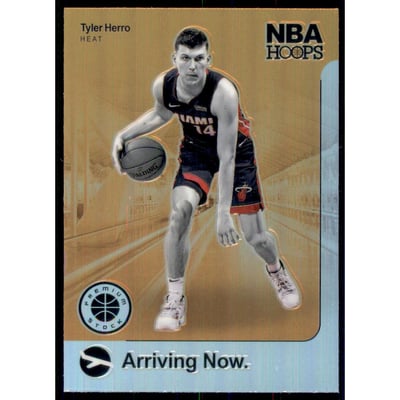 2019-20 Hoops Premium Stock Arriving Now Holo #13 Tyler Herro