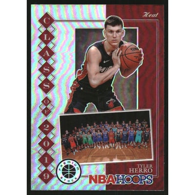 2019-20 Hoops Premium Stock Class of 2019 Holo #12 Tyler Herro