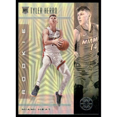 2019-20 Panini Illusions Trophy Collection Emerald #175 Tyler Herro