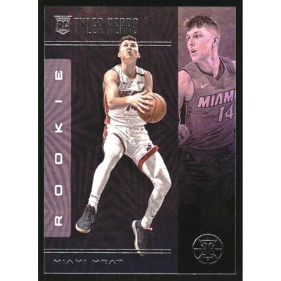 2019-20 Panini Illusions Trophy Collection Sapphire #175 Tyler Herro