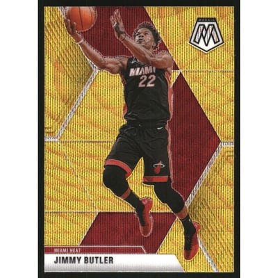 2019-20 Panini Mosaic Mosaic Gold Wave #130 Jimmy Butler