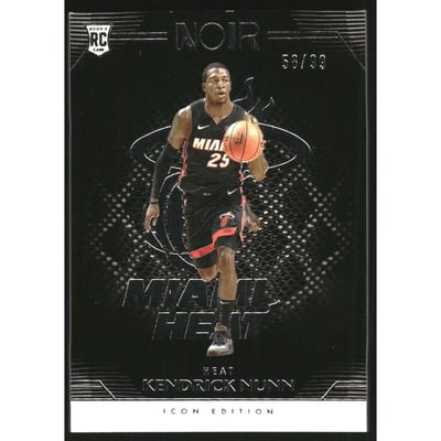 2019-20 Panini Noir #177 Kendrick Nunn I