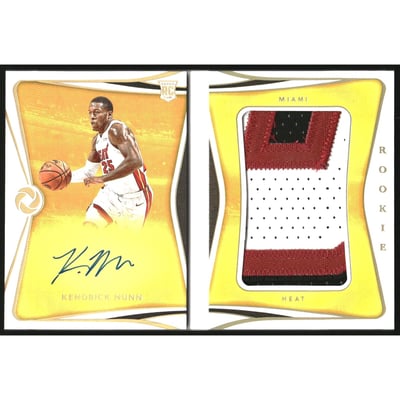 2019-20 Panini Opulence #RPAKDN Kendrick Nunn JSY AU