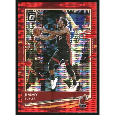 2020-21 Donruss Optic Red Pulsar #33 Jimmy Butler