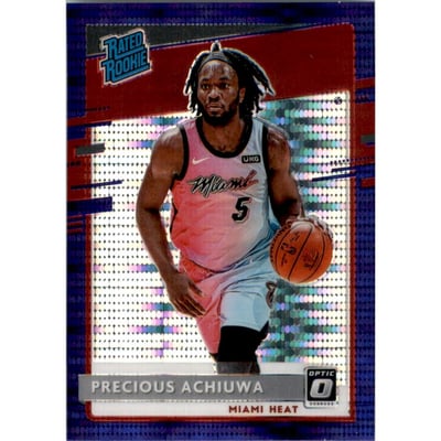 2020-21 Donruss Optic Target Purple Pulsar #170 Precious Achiuwa RR