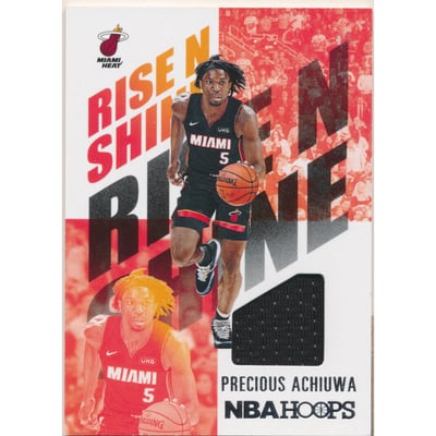 2020-21 Hoops Rise N Shine Memorabilia #23 Precious Achiuwa