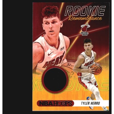 2020-21 Hoops Rookie Remembrance Jerseys #4 Tyler Herro