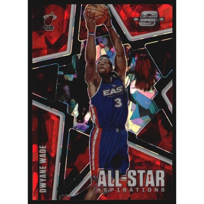 2020-21 Panini Contenders Optic All-Star Aspirations Red Cracked Ice #22 Dwyane Wade