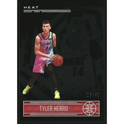2020-21 Panini Illusions Black #45 Tyler Herro