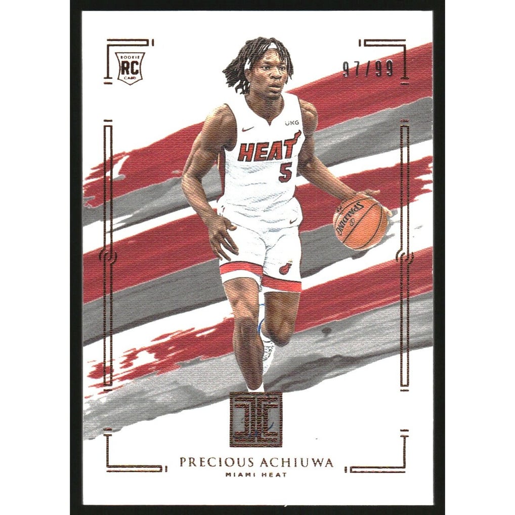 2020-21 Panini Impeccable #82 Precious Achiuwa