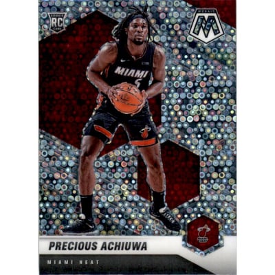 2020-21 Panini Mosaic Mosaic Fast Break Silver #215 Precious Achiuwa