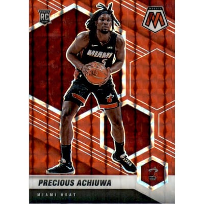 2020-21 Panini Mosaic Mosaic Red #215 Precious Achiuwa