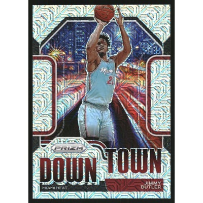 2020-21 Panini Prizm Downtown Bound Prizms Mojo #11 Jimmy Butler