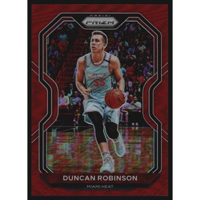 2020-21 Panini Prizm Prizms Red #181 Duncan Robinson